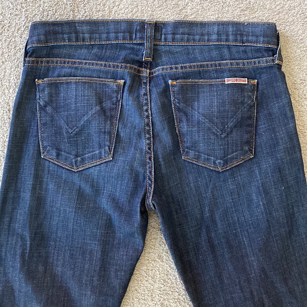 Hudson Jeans Collette Skinny HOLL Denim Dark Blue Ankle Mid-Rise Jeans - 28 - Picture 3 of 10